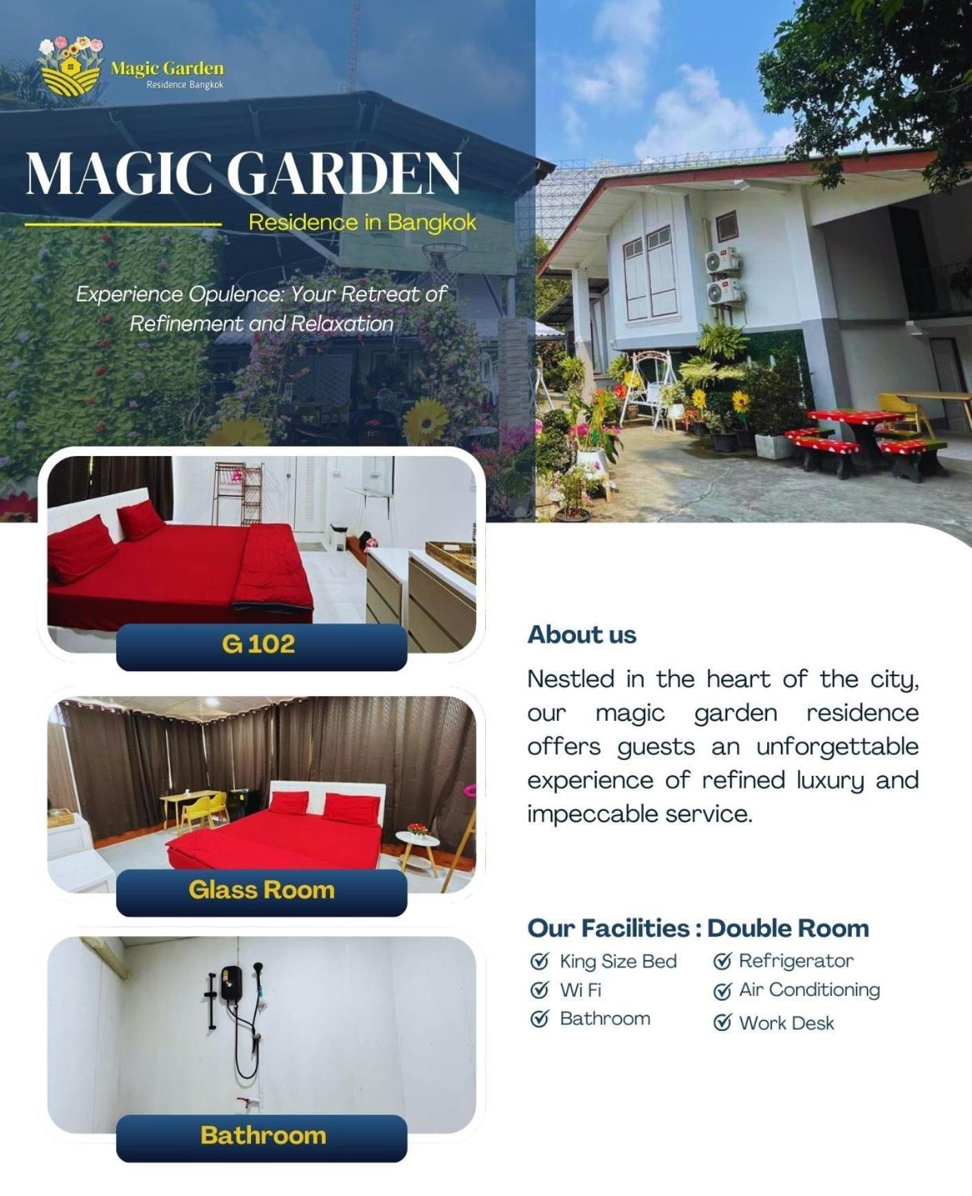 Magic Garden Residence Bangkok Bagian luar foto