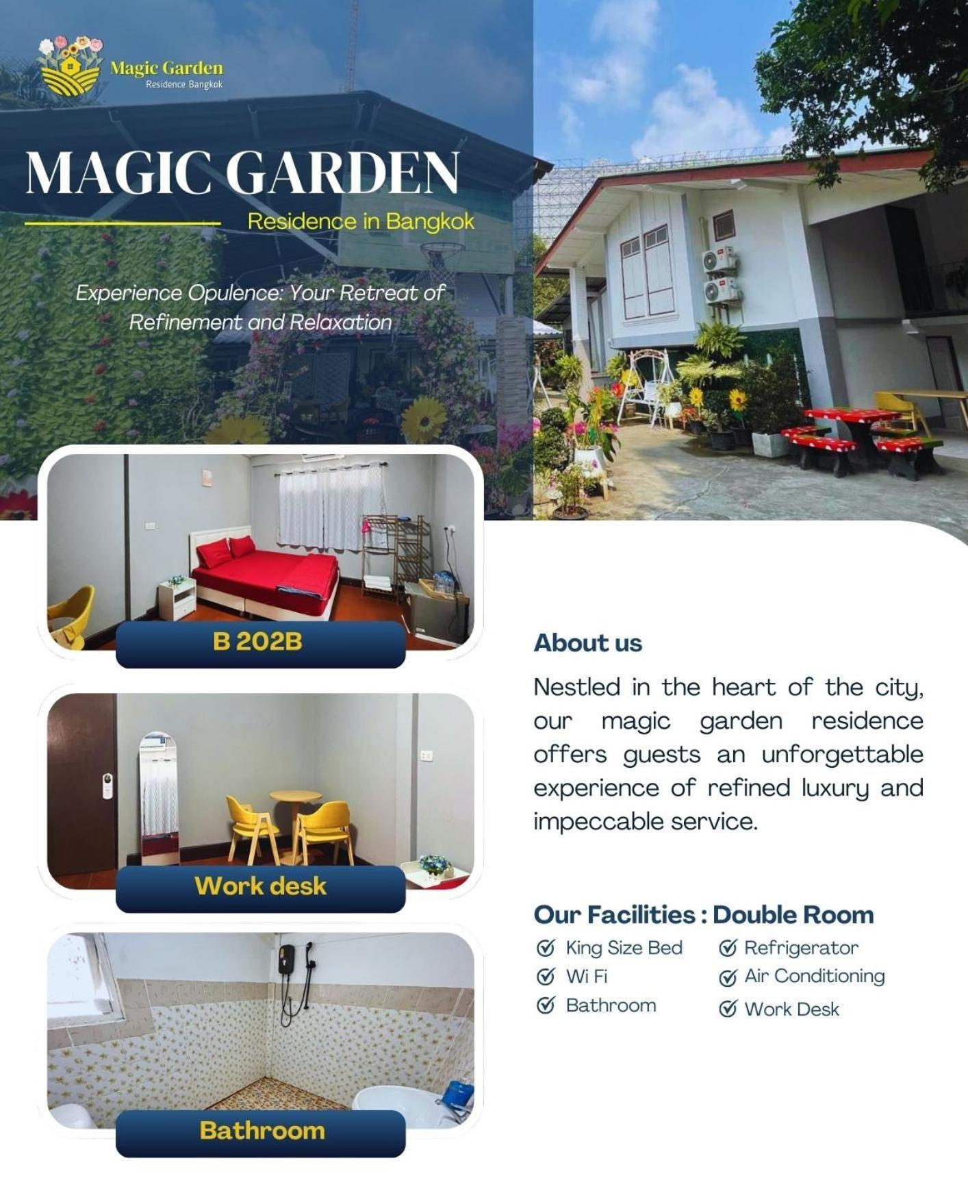 Magic Garden Residence Bangkok Bagian luar foto