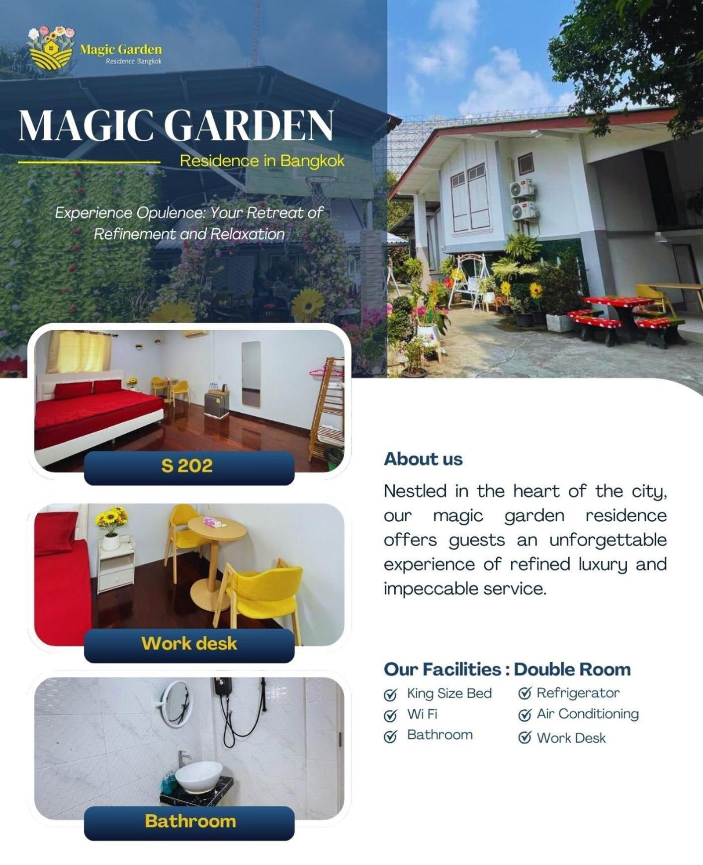 Magic Garden Residence Bangkok Bagian luar foto